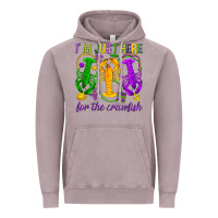 Vintage Zinc I'm just here for the Crawfish Vintage Hoodie - HowdyJamesFarm