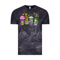 Cloud Black mardi gras coffee cups Vintage Tee - Jasminsmagicworld