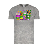 Cloud Rock mardi gras coffee cups Vintage Tee - Jasminsmagicworld