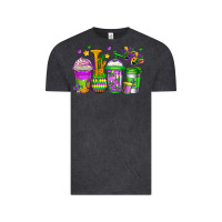 Vintage Black mardi gras coffee cups Vintage Tee - Jasminsmagicworld