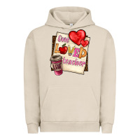 Pigment French Oak one loved teacher Urban Hoodie - BarkalooDesign