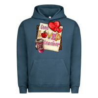 Pigment Midnight Navy one loved teacher Urban Hoodie - BarkalooDesign
