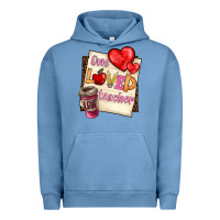 Pigment Pebble Blue one loved teacher Urban Hoodie - BarkalooDesign