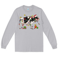 Moon Dust christmas holstein cow Long Sleeve Tee - CowGirlArtShop