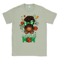 Matcha Basketball Mom Afro Messy Bun Classic Tee - texasbilliewilder