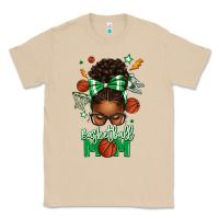 Mushroom Basketball Mom Afro Messy Bun Classic Tee - texasbilliewilder