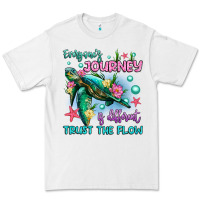 White everyone's journey is different trust the flow Premium Tee - Artiststas