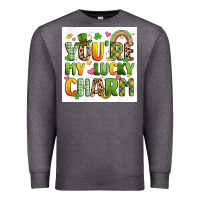 Charcoal Heather you're my lucky charm artiststas filigran Premium Sweatshirt - Artiststas