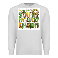 Dove Grey you're my lucky charm artiststas filigran Premium Sweatshirt - Artiststas