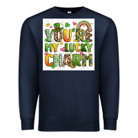 Navy you're my lucky charm artiststas filigran Premium Sweatshirt - Artiststas