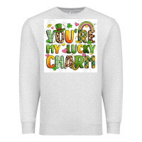 Oatmeal Heather you're my lucky charm artiststas filigran Premium Sweatshirt - Artiststas