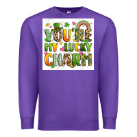 Purple you're my lucky charm artiststas filigran Premium Sweatshirt - Artiststas