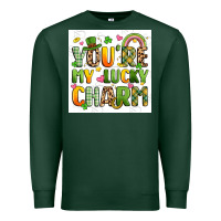 Sports Green you're my lucky charm artiststas filigran Premium Sweatshirt - Artiststas