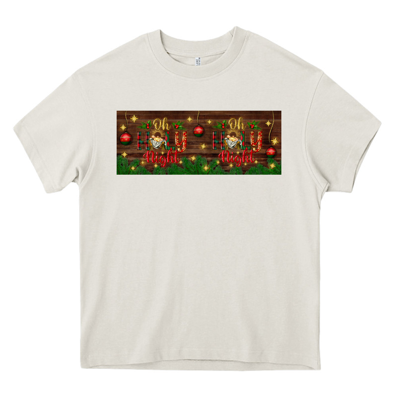 Oh Holy Night Heavy Core Tee by BundleAndBundleShop | Teevron