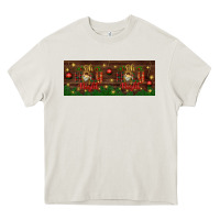Cream oh holy night Heavy Core Tee - BundleAndBundleShop