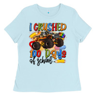 Baby Blue i crushed 100 days of school Ladies Tee - Artiststas