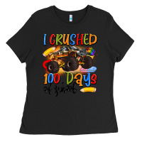 Black i crushed 100 days of school Ladies Tee - Artiststas