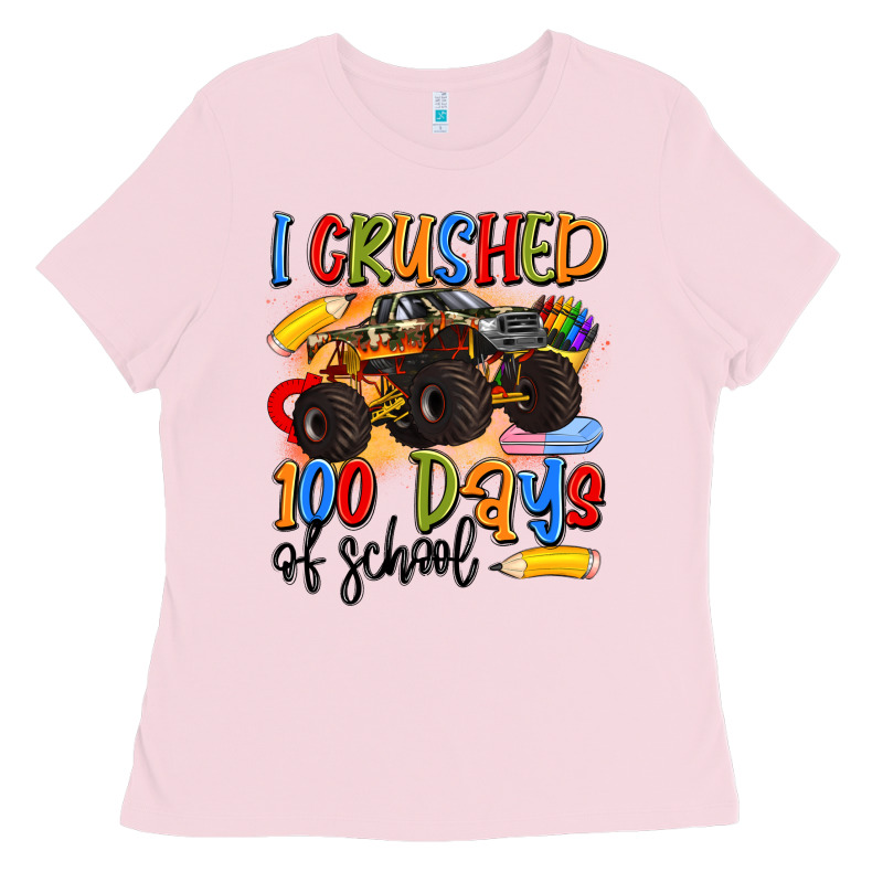I Crushed 100 Days Of School Ladies Tee by Artiststas | Teevron