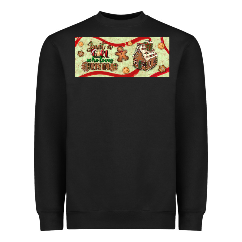 Just A Girl Who Loves Christmas Heavyweight Sweatshirt by BundleAndBundleShop | Teevron