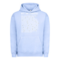 Pigment Grape Ice Why I am a Democrat cool political outfit for democrats Long Sleeve Urban Hoodie - lanVoArt