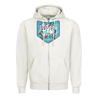 Oatmeal Heather Christmas Pocket Zipper Hoodie - CowhideDigitalArt