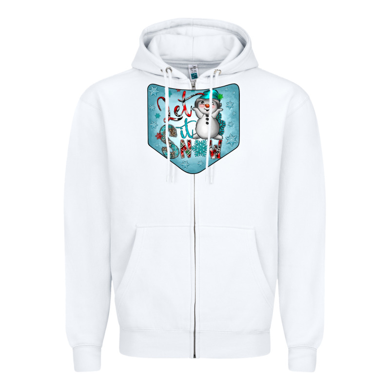 Christmas Pocket Zipper Hoodie by CowhideDigitalArt | Teevron