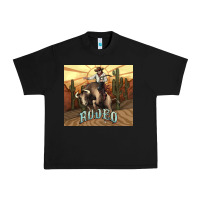 Black Rodeo Cowboy bullfighter western 20oz skinny Urban Heavy Tee - HowdyJamesFarm