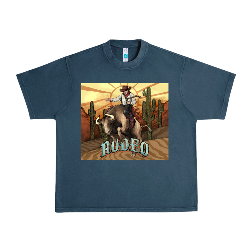 Rodeo Cowboy Bullfighter Western 20oz Skinny Urban Heavy Tee by HowdyJamesFarm | Teevron