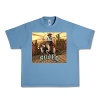 Pebble Blue Rodeo Cowboy bullfighter western 20oz skinny Urban Heavy Tee - HowdyJamesFarm