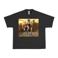 Pigment Black Rodeo Cowboy bullfighter western 20oz skinny Urban Heavy Tee - HowdyJamesFarm
