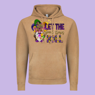 Let The Good Times Roll With Gnome Vintage Hoodie Designed By Howdyjamesfarm