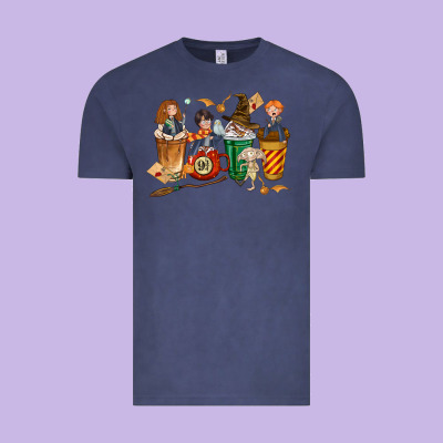 Wizards Coffee Cups Vintage Tee Designed By Texasbilliewilder