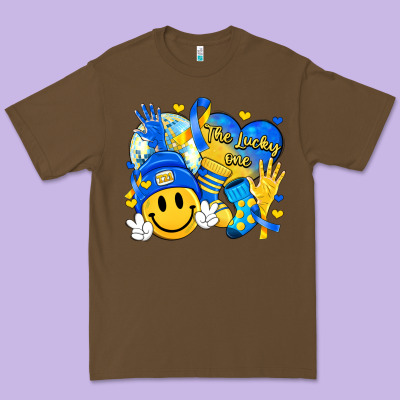 Retro Disco Ball The Lucky Few Smile Face Premium Tee Designed By Artiststas