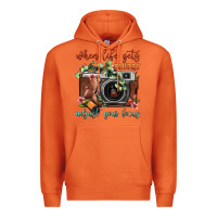 Carrot When Life Gets Blurry Adjust Your Focus Vintage Camera Premium Hoodie - FaDigitalArtStudio
