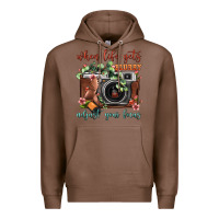 Chestnut When Life Gets Blurry Adjust Your Focus Vintage Camera Premium Hoodie - FaDigitalArtStudio