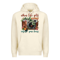 Sandshell When Life Gets Blurry Adjust Your Focus Vintage Camera Premium Hoodie - FaDigitalArtStudio