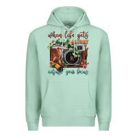 Seafoam When Life Gets Blurry Adjust Your Focus Vintage Camera Premium Hoodie - FaDigitalArtStudio