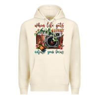 Tofu When Life Gets Blurry Adjust Your Focus Vintage Camera Premium Hoodie - FaDigitalArtStudio