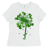White lucky st patrick s day Ladies Tee - Artiststas