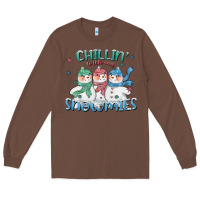 Chestnut chillin with my snowmies Long Sleeve Tee - CowGirlArtShop