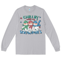 Moon Dust chillin with my snowmies Long Sleeve Tee - CowGirlArtShop