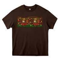 Chocolate Brown Oh Holy Night Heavy Core Tee - BundleAndBundleShop