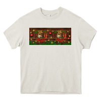 Cream Oh Holy Night Heavy Core Tee - BundleAndBundleShop