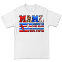 White baseball mama Premium Tee - Artiststas