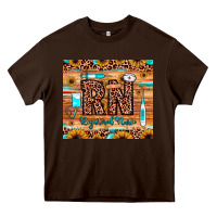 Chocolate Brown rn registered nurse Heavy Core Tee - JahusDesignShop