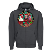 Smoke Chickens Zipper Hoodie - CowhideDigitalArt