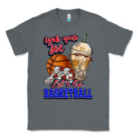 Charcoal Heather Grab your joe let's go Basketball Classic Tee - NancyCooperArtShop