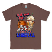 Chestnut Grab your joe let's go Basketball Classic Tee - NancyCooperArtShop