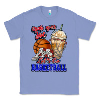 Colony Blue Grab your joe let's go Basketball Classic Tee - NancyCooperArtShop
