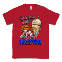 Red Grab your joe let's go Basketball Classic Tee - NancyCooperArtShop